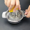 Miniatyrbillede 2 af 5: Citruspresser, 201 Rustfrit Stål Manuel Citruspresser, Tåler Opvaskemaskine, Roterende Citronpresser, Let at Rengøre Presser til Presning af Citroner, Appelsiner, Grøn