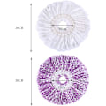 Pikkukuva 1 / 5: 4 kpl Spin Mop -pää Mikrokuitu Vaihto