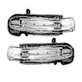 Miniatyrbillede 1 af 5: Par Bakspejlsblinklys Indikatorlampe Til - W203 C-klasse C280 C320 C350 Venstre & Højre