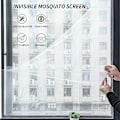 Miniatyrbillede 2 af 5: 3 stk. 1,3 x 1,5 m, Selvklæbende Justerbar Myggenet, Invi