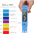 Miniatyrbild 3 av 4: Vattenkvalitetsmätare TDS EC Temperatur 3 i 1 Set Digital Testare
