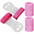Miniatyrbillede 2 af 2: 4 stk. Gymnastikgreb og håndledsbånd Bar Grips Palm Protection og håndledsstøttebånd til børns træningsøvelser
