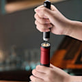 Miniatyrbillede 2 af 4: Lufttryk Proptrækker Luftpumpe Proptrækker Kork Popper Ud Lufttryk Proptrækker Vinprop Fjerner Med Folieskærer Bærbar Flaskeåbner Tilbehør