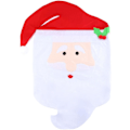 Miniatyrbild 1 av 5: *2 Julstolsöverdrag, Tomte Stolsöverdrag med Röd Hatt,*