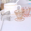 Miniatyrbilde 3 av 5: 3 x Eggkopper i rustfritt stål, spiralformet
