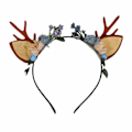 Miniatyrbillede 3 af 5: *1 stk. Gevir Hovedbøjle Jul Hjorteblomst Hovedbøjle Bær Rådyr*