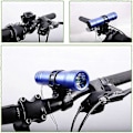 Miniatyrbillede 3 af 3: 2 stk. 360 Graders Cykellygteholder Cykelstativ Cykelbeslag til LED Lommelygte Klemme Klips Cykel, MTB, Sort, 4.2*5.2*6.8cm