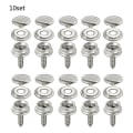 Miniatyrbilde 3 av 5: 10 Sett Rustfrie Tapping Snap-Festesett Teltt Marine Yac