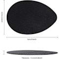 Pikkukuva 3 / 5: (Musta) 12 kpl, 9*6.5CM itseliimautuvat liukastumattomat korkokenkien pohjat