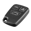Miniatyrbilde 3 av 5: Fjernkontrollnøkkelhus med 3 knapper, ubeskåret blad, erstatning for Volvo S70 V70 C70 S40 V40 98-05