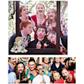 Pikkukuva 5 / 5: 58 kpl Paperi Photo Booth -rekvisiittaa - Viikset, naamiot, jouset, huulet, hatut