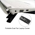 Miniatyrbillede 3 af 5: Computer Cooler Højtydende Anti-ridse ABS Universal Foldbar Computer Cooler til Laptop