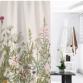 Miniatyrbillede 4 af 5: Blomster Bruseforhæng Vandtæt Skimmel- og Mildewresistent Vaskbar