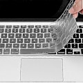 Miniatyrbild 2 av 5: Flexibelt Ultratunt Transparent TPU Tangentbordsskydd för MacBook Air Pro 11/13 Tum