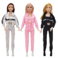 Miniatyrbild 2 av 4: 3 st Barbie sportkläder 30cm dockkläder studentleksaker flicka d