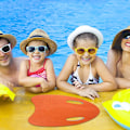 Miniatyrbild 1 av 5: *Simbräda Flytbräda Bälte Pool EVA Blandad Simkickbräda*