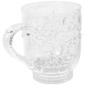 Miniatyrbillede 2 af 2: 1 stk. LED Akryl Blinkende Farverig Induktionskop Krus Farveskiftende Sensitiv Drikkekop til Vand Mælk Te Kaffe Drikkevarer Dragemønster (285ML)