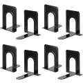 Miniatyrbillede 1 af 5: Bogstøtter, Bogstopper, Bogpresse, 4 Par, Sort, 19 x 12 x 15