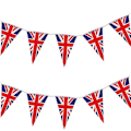 Miniatyrbillede 1 af 2: 30 stk. Union Jack Vimpler Party Jubilæumsgade Event Flagbanner