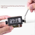 Miniatyrbilde 3 av 5: Mini Manuell Mekanisk Teller 5-sifret Teller Aritmometer