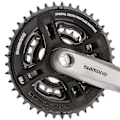 Pikkukuva 3 / 5: Fc-m171 6/7/8s Shimano Maastopyörän Kampisarja Ketjupyörä 6 7 8 Vaihdetta 170 24-34-42T B OEM