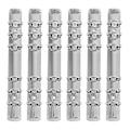 Miniatyrbillede 1 af 4: 6 stk. Metal Løsblad Bindere DIY Binderringe Løsblad Binderclips Kontorartikler