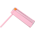 Miniatyrbild 1 av 5: #Mini A4-skärare, rosa, med säkerhet, för standardpappersklippning,#