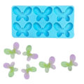 Miniatyrbillede 4 af 5: 3 stk. Silikoneforme til Resin Shamrock Silikoneforme Sommerfugl Øreringeforme