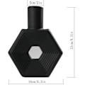 Miniatyrbild 3 av 5: Hexagonformad keramisk vas för modern heminredning, frostad textur