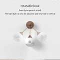 Miniatyrbillede 4 af 5: LED Skrivebordslampe Magnetisk Natlys ABS Nøglekontakt Menneskekropsinduktion + Infrarød Induktion 3000k Soveværelse Søvnindretning