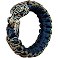 Miniatyrbillede 4 af 5: Retro Messing Ørne Spænder Justerbart Rustfrit Stål Beslag til DIY Paracord Armbånd Tilbehør Værktøj