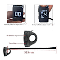 Pikkukuva 5 / 5: E-Bike Display DZ40 Näyttö Mid Motor BBS01 02 HD Sähköpyörän Osille