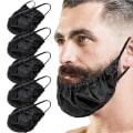 Miniatyrbillede 2 af 5: Mænds Bandana Skæg Dæksel, Sort Skæg Dæksel, Skæg Dæksel, O