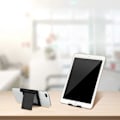 Miniatyrbilde 3 av 4: 4 stk. Sammenleggbar mobiltelefonholder, multi-vinkel, universell mobiltelefonholder, bærbar smarttelefonbase (svart, hvit, blå, rosa) 10*7*1.5