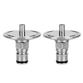 Miniatyrbillede 1 af 5: Rustfri stål hjemmebryg keg adapter 1.5in TriClamp til Ball Lock Post Fitting 2 stk