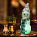 Miniatyrbilde 4 av 4: *Lysende snømann, fargeskiftende LED snømannlysdekorasjon, for*