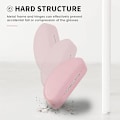 Miniatyrbillede 4 af 5: Stødsikker Læder Hård Solbril Etui (Pink), Stor Lukning