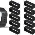 Miniatyrbillede 2 af 5: 10 stk. Silikon Urrem Loop til 22 mm rem - , passer til B