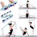 Miniatyrbild 1 av 5: Restore Stretch Band Strap - Elastiskt Stretchband med Öglor för Medium Motstånd Stretchhjälp för Ben, Hamstring, Träning/Fitness/Workout, Fysio