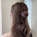Miniatyrbillede 5 af 5: （3 stk.）Magiske Elastiske Hårclips Dobbelt Clip Strækbar Hårtang