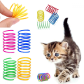 Miniatyrbilde 1 av 7: #8 stk Fargerike Katt Fjærleker Plastfjær Katt Leke#