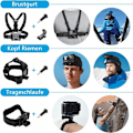 Miniatyrbild 5 av 6: #Tillbehör Gopro, Mjukt siffror actionkamera tillbehörssats för Gopro Hero 9#