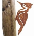 Miniatyrbillede 1 af 5: Rustne Fugle Silhuet Metal Havepynt - Elegant Design til Have, Gård, Plæne, Sti, Fortov
