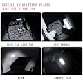 Pikkukuva 4 / 5: 4kpl Langattomat Led-valot Auton Sisätiloihin, Auton Led-valot Sisätiloihin