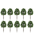 Miniatyrbillede 1 af 2: Winomo 20 stk. 9 cm Landskabsmodel Træ Simulationstræ (Mørkegrøn)