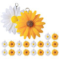 Miniatyrbillede 1 af 4: 20 stk. Blomster Charms Resin Vedhæng Mini Tusindfryd Perler Tusindfryd Charms til Smykkefremstilling