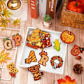 Miniatyrbilde 4 av 5: /#/Brev broderiklut lapp, 26 stk, Thanksgiving/#/