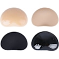 Miniatyrbillede 1 af 5: #Pairs Selvklæbende BH-indsats Pude Silikon Usynlig Hjerte Push-up Pads Brystforstærker Bikini Fyld til Enhver Kop#