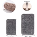 Miniatyrbillede 2 af 5: *Ekstra tyk skridsikker bademåtte i mikrofiber absorberende brusebadsmåtte til*