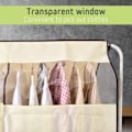 Miniatyrbild 3 av 5: Plastpåse för kläder Transparent Fönster Dammskydd Klädöverdrag Univer